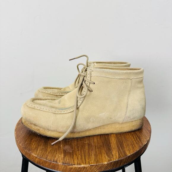 Roper Tan Suede Leather Chukka Boots Men’s Size 8 - Picture 1 of 13